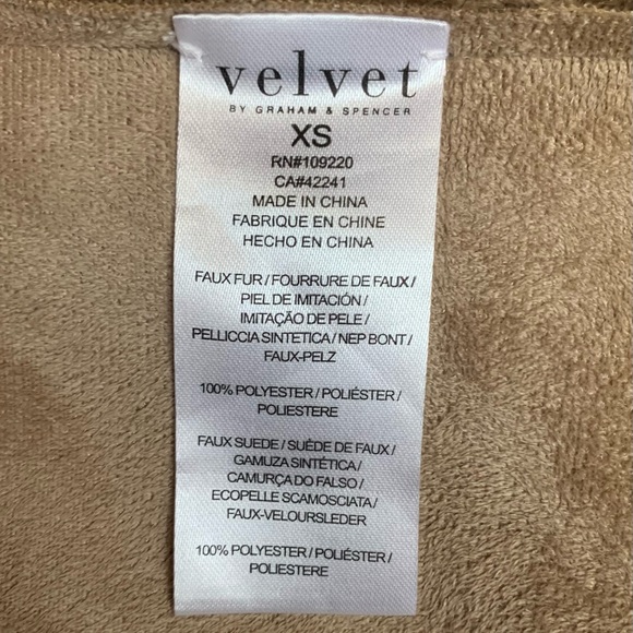COPY - VELVET by Graham & Spencer Reversible Lux Sherpa Coat, Size XS, Like New… - Picture 10 of 10
